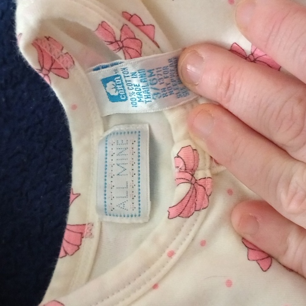 Cute little girl onsie